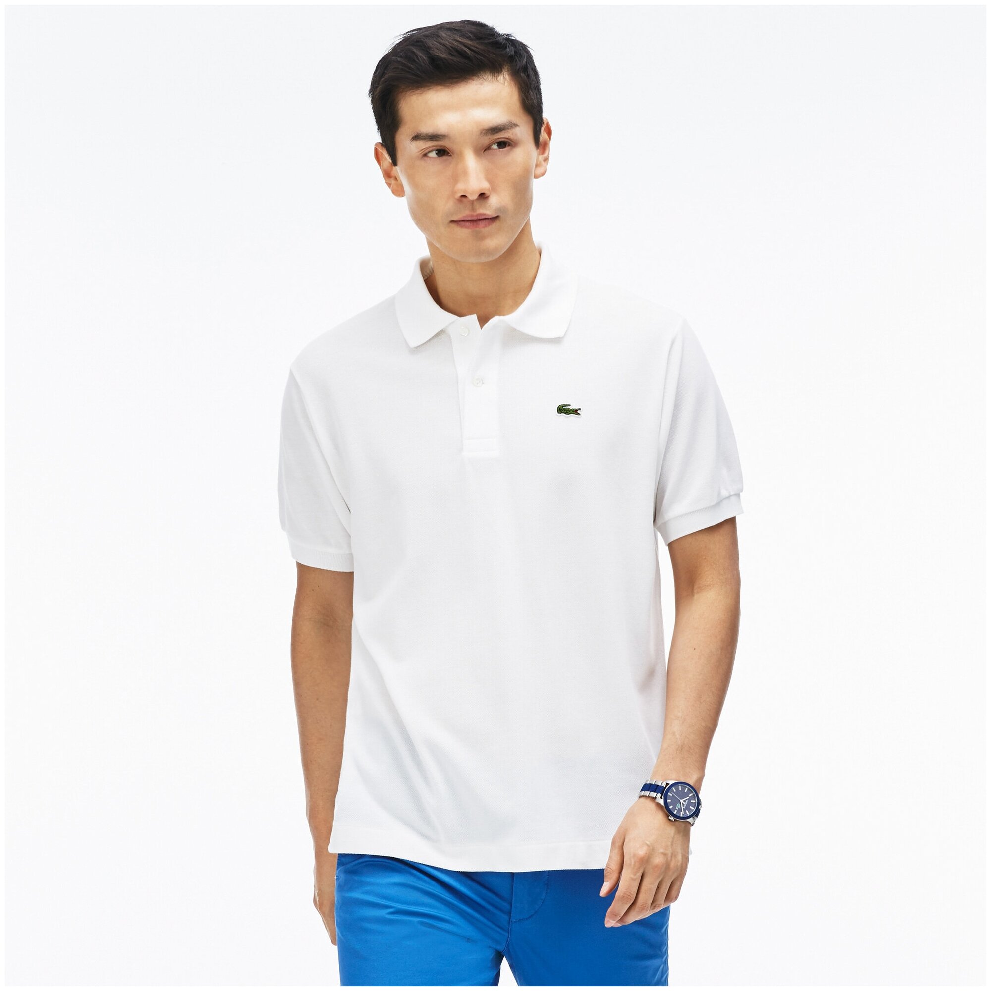 Мужское поло Lacoste L1212 Classic fit, L1212, белый, 48
