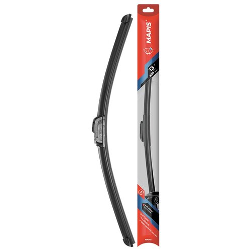 Дворники 33 см бескаркасные MAPIS, щётка стеклоочистителя для автомобиля (блистер)