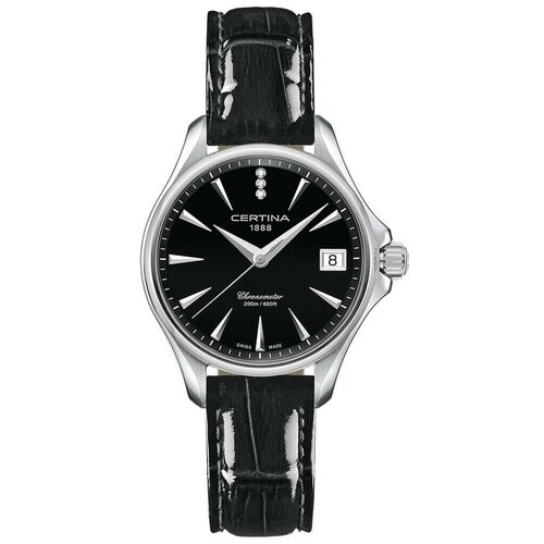 фото Наручные часы certina часы certina ds action lady diamonds c032.051.16.056.00, черный