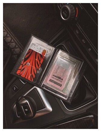 Набор автомобилиста Подарочный набор автомобилисту "Mitsubishi" Митсубиси обложка для автодокументов + заглушки