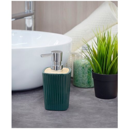 Дозатор для мыла NATUREL KL9086-B для мыло/хозтовары/ванна/новинка/жидкое мыло