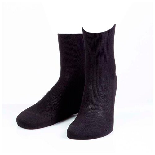 Носки женские медицинские Dr.Feet 15DF7, 100% хлопок, Чёрный, 25 (размер обуви 38-41)