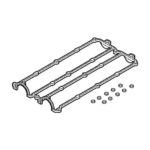 фото Прокладка клапанной крышки ford 1.6-2.0 16v zetec 92-00 с уплот. болтов, elring, 389.070