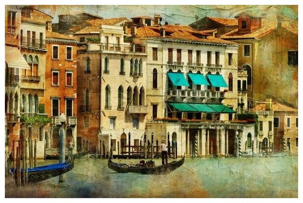 Постер на холсте Венеция (Venice) №26 76см. x 50см.