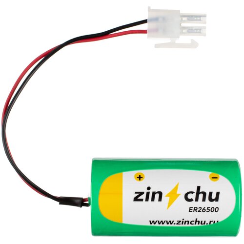 батарейка литиевая zinchu тип er34615 для газового счетчика газдевайс омега этк gsm g1 6 g2 5 g4 Батарейка литиевая Zinchu, тип ER26500 для газового счетчика Gallus 2002 G-4, G-6 RF1 iV PSC Actaris (Itron)