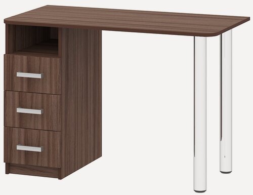 Изображение товара Стол письменный "Колизей мебель" СПК-6 Ясень шимо темный ШхГхВ(1100х550х740)