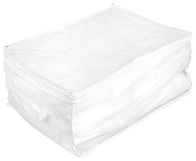 Кофр для хранения одеял и подушек 60х30x45 см нетканный материал