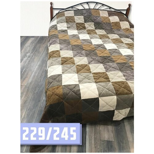 Покрывало на 2 спальную кровать из вельвета