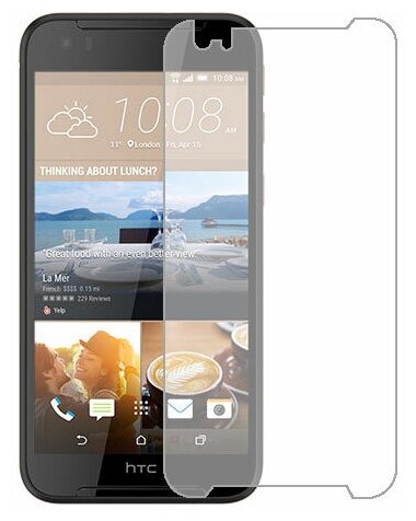HTC Desire 830 защитный экран Гидрогель Прозрачный (Силикон) 1 штука