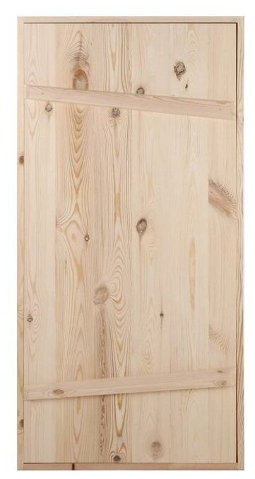 Дверной блок для бани, 160×80см, из сосны, на клиньях, массив, "Добропаровъ" 4271557 - фотография № 3