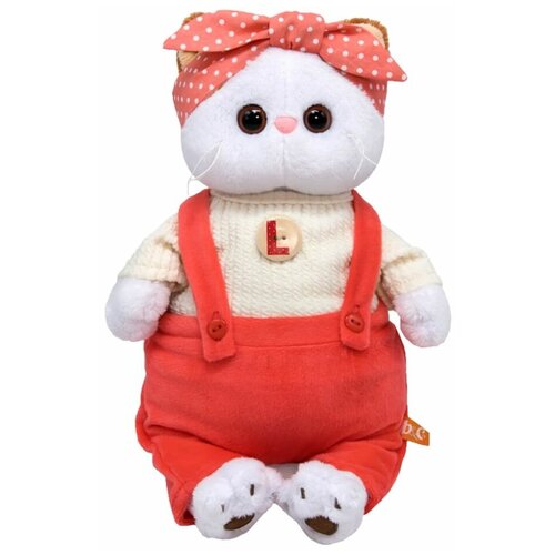 Мягкая игрушка кошка Ли Ли в трикотажном костюме 24см