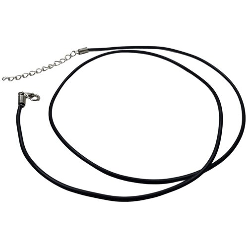 фото Шнурок на шею для подвески гайтан каучуковый нет бренда