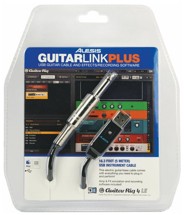 Alesis Guitar Link Plus USB-кабель для гитары