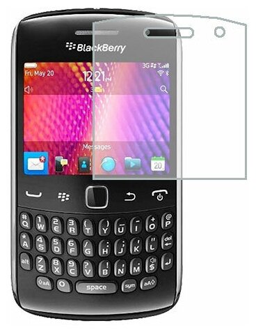 BlackBerry Curve 9370 защитный экран Гидрогель Прозрачный (Силикон) 1 штука