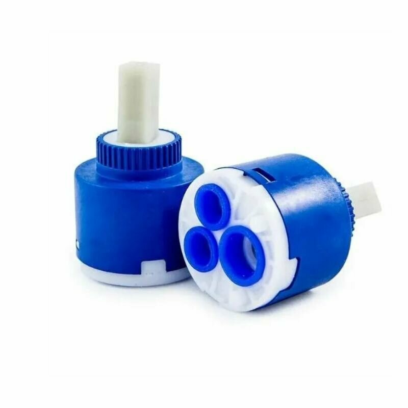 фото Картридж для смесителя душевой кабины. Керамический. Включение, выключение, регулировка и смешивания воды. Диаметр 40 мм