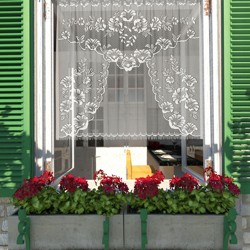 фото Занавеска на кухню / тюль Р. м403Н