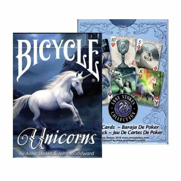 Карты Anne Stokes Единорог Bicycle - фото №16