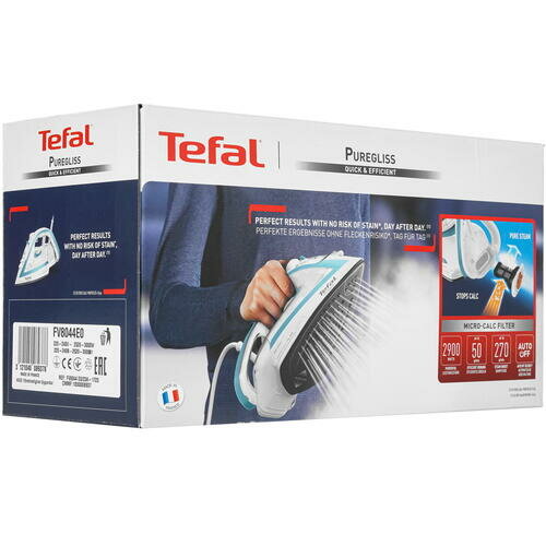 Утюг Tefal Puregliss FV8044E0 белый - фотография № 13