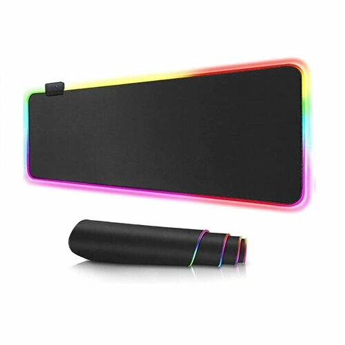 Коврик игровой с подсветкой RGB (80см*30см)