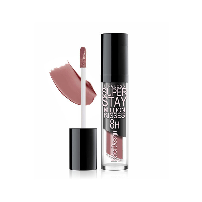BelorDesign Супер стойкий блеск для губ Smart girl Million kisses тон 222 холодная корица