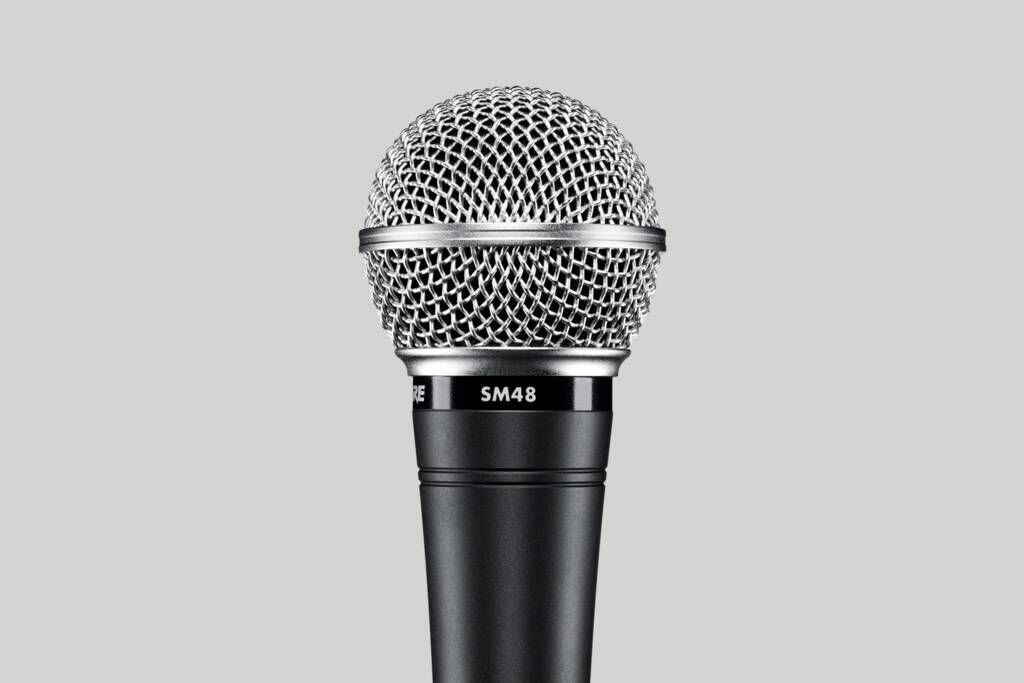 Кардиоидный динамический вокальный микрофон Shure SM48