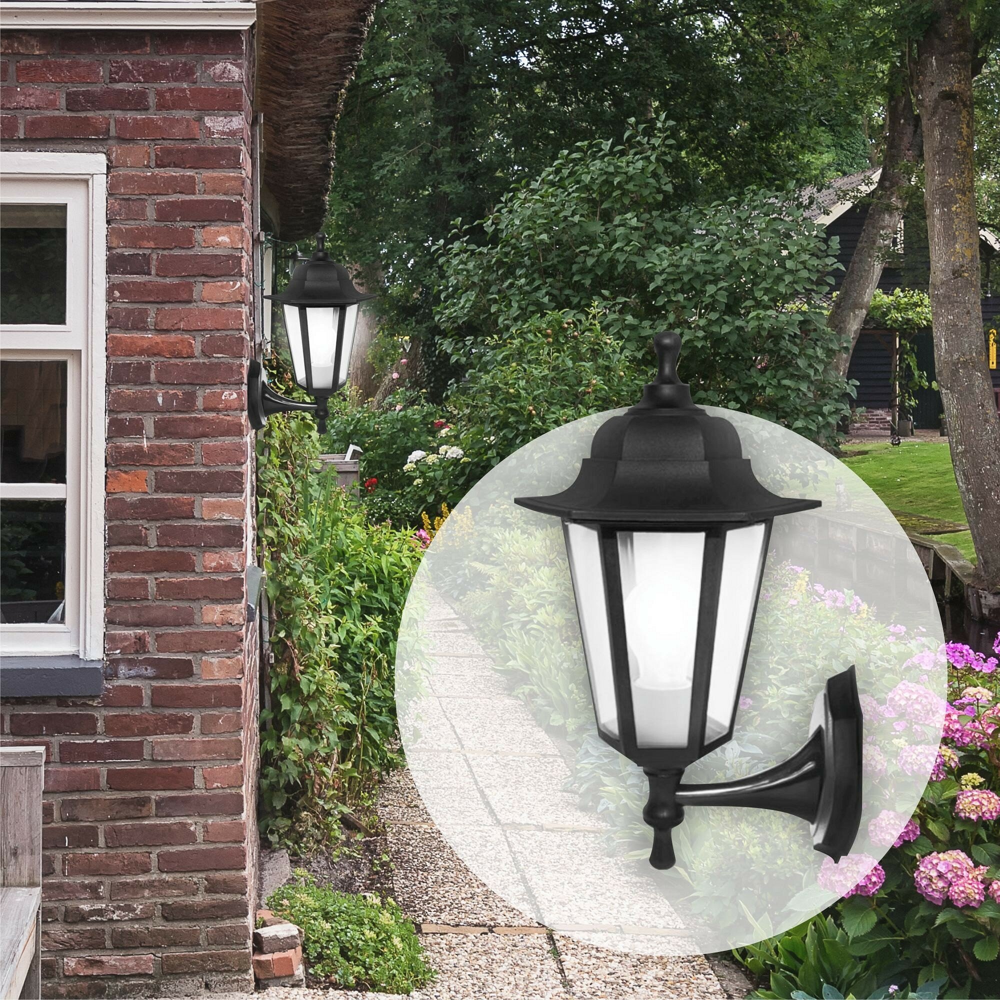 Шестигранный настенный светильник-фонарь Apeyron Apeyron Electrics - фото №11