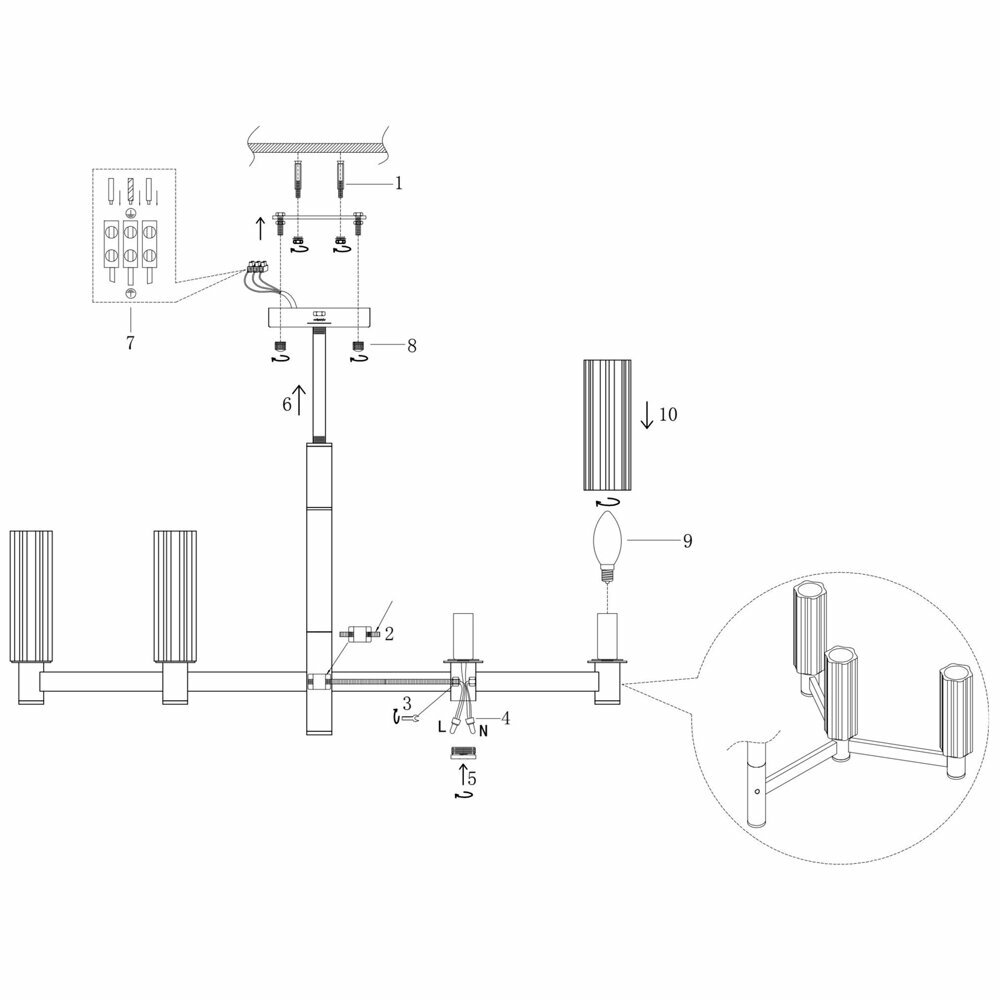 Люстра Freya Ambra FR5167PL-09BS - фото №13