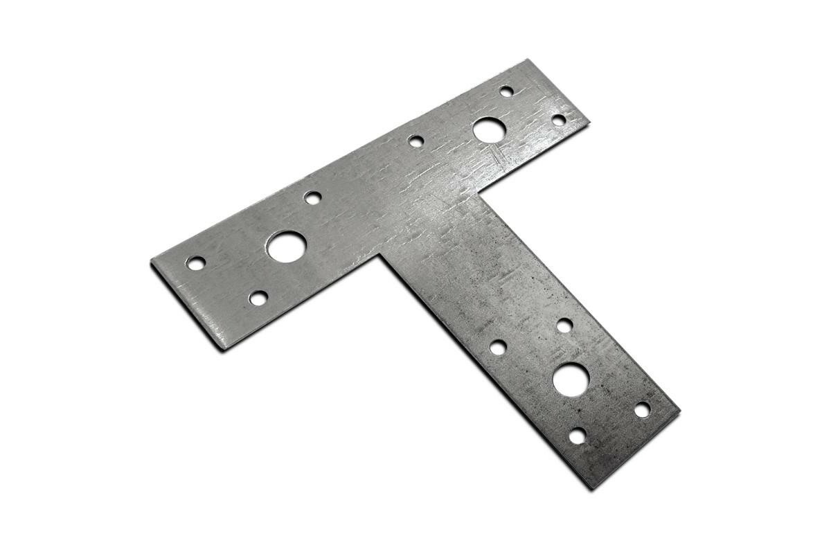 фото Пластина соединительная оцинкованная Т-образная 35х135х135х2.0 мм