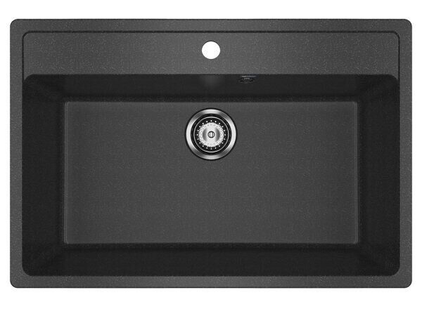 фото Кухонная мойка Ulgran U-600-308 черный