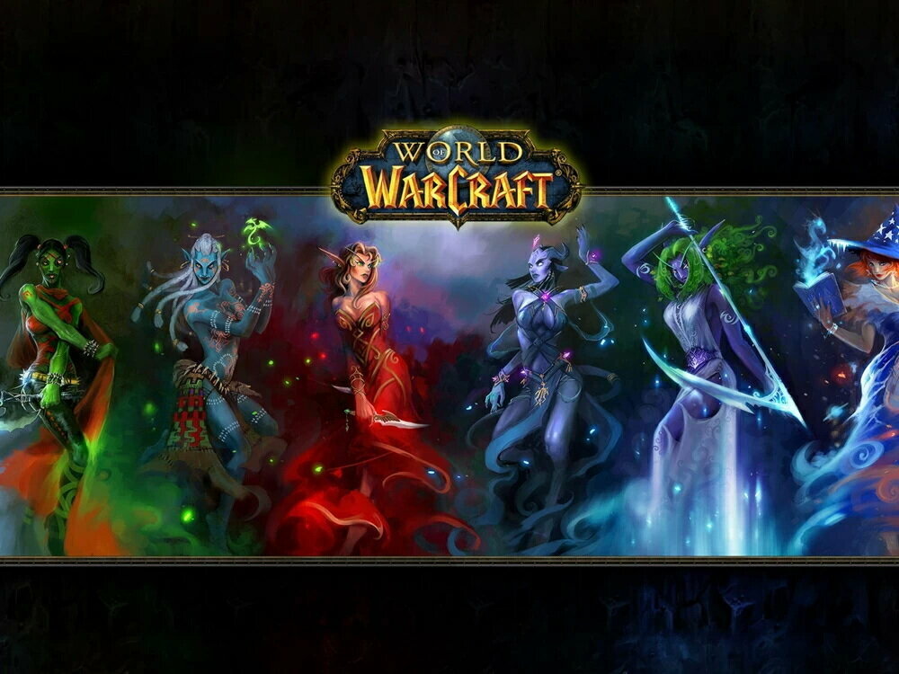 Плакат, постер на бумаге World of Warcraft/игровые/игра/компьютерные герои персонажи. Размер 21 х 30 см