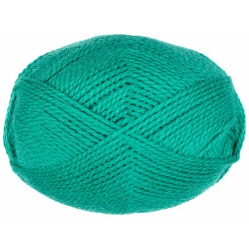 Пряжа Natasha (НаташаПШ) 1 шт цвет: зеленая бирюза_v2 50% шерсть, 50% акрил 250м/100гр