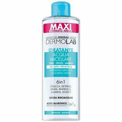 Deborah Dermolab Мицеллярная вода для очищения увлажняющая MOISTURIZING MICELLAR CLEANSING WATER 6 IN 1 400 мл