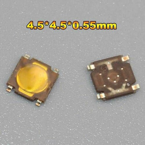 Микропереключатель, тактильная кнопка SMD 4.5x4.5x0.55мм 5шт.