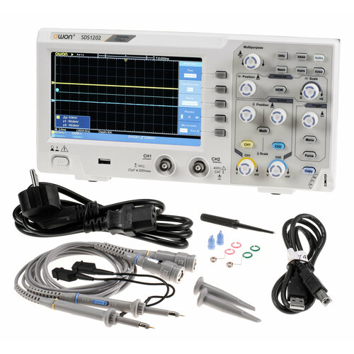 Осциллограф SDS1202 двухканальный 200 МГц