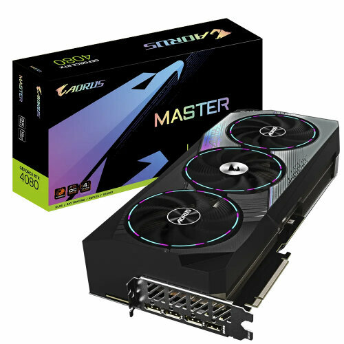 Видеокарта GIGABYTE GeForce RTX 4080 AORUS MASTER 16G 18859500₽