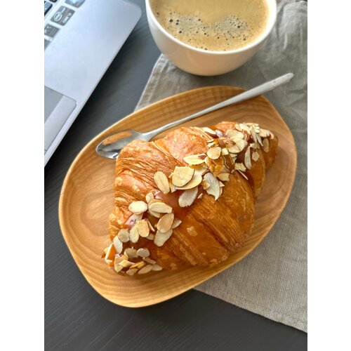 Набор из двух деревянный тарелочек из ясеня/20*14,5см/2 шт