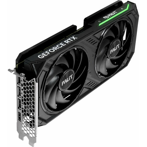 Видеокарта NVIDIA GeForce RTX 4060 Ti Palit Dual 8Gb (NE6406T019P1-1060D) видеокарта palit nvidia geforce rtx 4060ti dual 8gb ddr6 128 бит ne6406t019p1 1060d