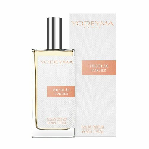 Парфюмерная вода женская YODEYMA Nicolas for Her 50ml (Ветивер/Белый мускус/Флёрдоранж) парфюмерная вода женская yodeyma nicolas for her 100ml ветивер белый мускус флёрдоранж