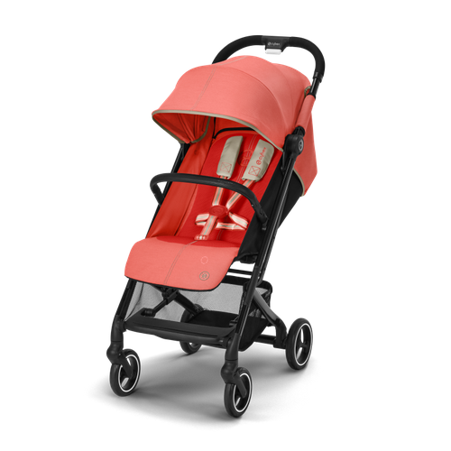 Cybex Beezy (Hibiscus Red с дождевиком и бампером) cybex прогулочная коляска cybex beezy 2023 hibiscus red с дождевиком и бампером