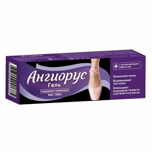 Гель для ног Ангиорус 1% 60мл