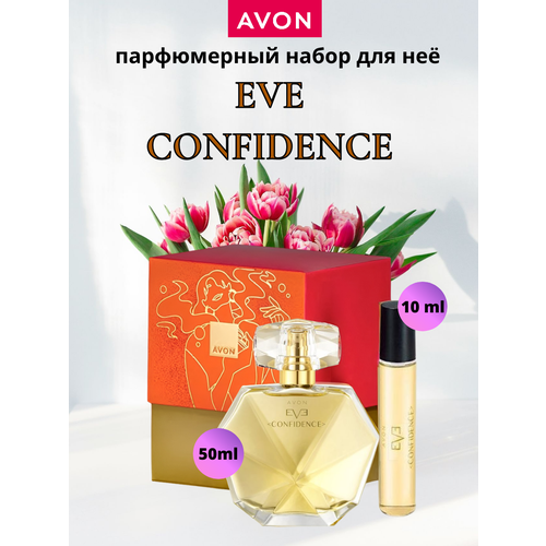 Парфюмерный набор Eve Confidence для нее avon парфюмерный набор eve confidence 50мл 10мл avon