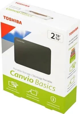 Внешний жесткий диск Toshiba Canvio Basics 2Tb серый