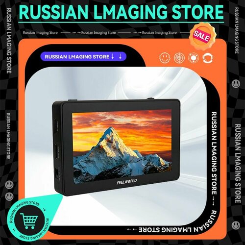 Накамерный монитор Feelworld F6 Plus V2 3D LUT Touch Screen 6 1292000₽