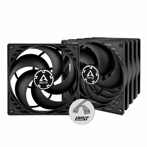 фото Вентиляторы arctic p14 pwm pst value pack black (5 шт)