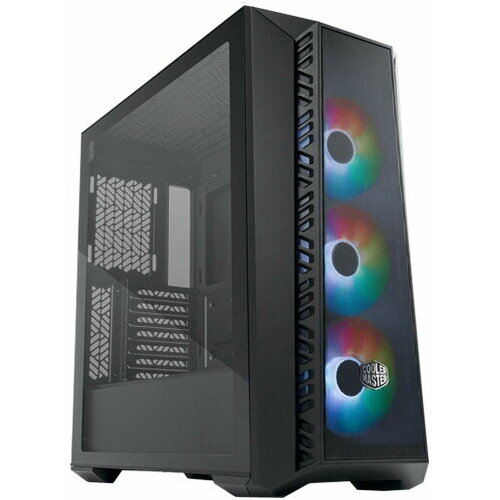 Cooler Master MasterBox 520Mesh USB3.0x1, USB3.1type Cx1, Audio, ARGB fanx3, front Mesh panel черный