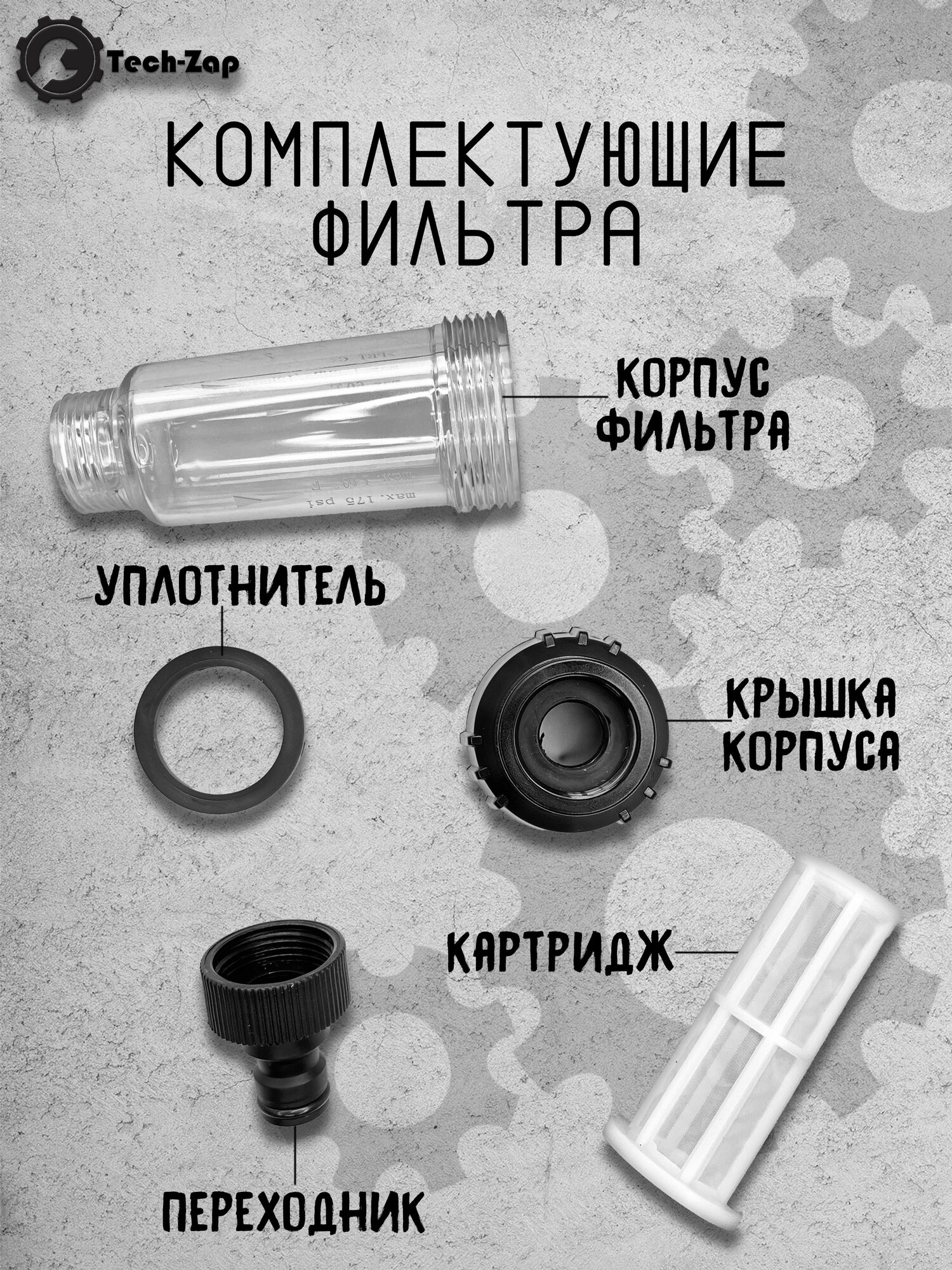 Аксессуары И Комплектующие К Инструментам Xiaomi Фильтр для мойки высокого давления Керхер Karcher