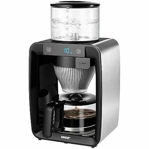 Кофемашина Unold Aroma Star 28435 с системой прямого заваривания кофе ручной заварки объем 125 л функция предварительного заваривания многоструйная заварочная головка нагревательная пластина с покрытием и цифровой дисплей 2332400₽