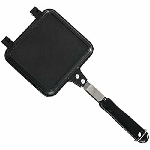 Тостер для грилясэндвичей вафельница чугунный утюг для сэндвичей прямоугольная двойная форма двухсторонняя сковорода блинница из нержавеющей стали с антипригарным покрытием для плиты открытое пламя 820700₽