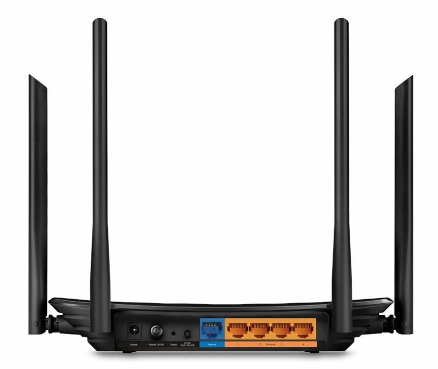 Роутер беспроводной TP-Link Archer C6 AC1200 10/100/1000BASE-TX черный — фото 1