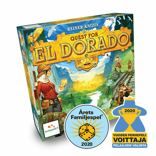 Настольная игра Quest for Eldorado, для детей с 10 лет, 2-4 игрока Lautapelit.Fi